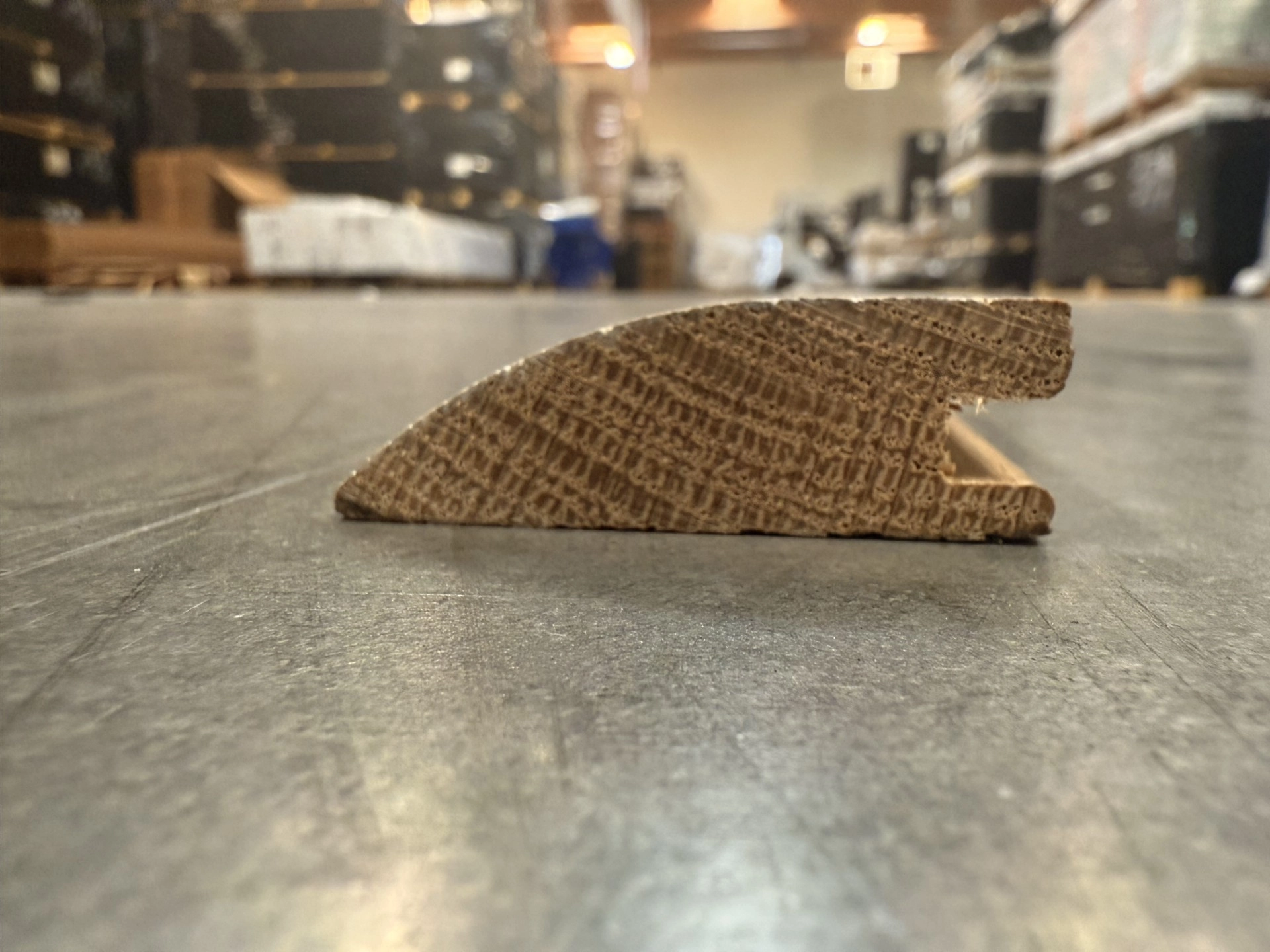 Reducer molding wood flooring